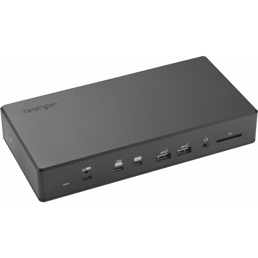 Kensington SD4880P EQ USB-C 10Gbps Quad Monitor 17-in-1 Driverless Docking Station with 100W Power Delivery - DP/HDMI - Windows