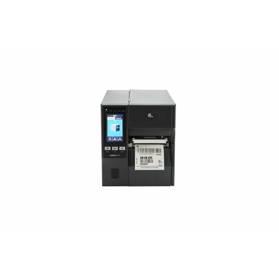 Zebra ZT411 Industrial Direct Thermal/Thermal Transfer Printer - Label Print - USB - Serial - Bluetooth - Wireless LAN - 13.08 ft Print Length x 4.09" Print Width - 14.02 in/s Mono - 203 dpi - 39" Label Length