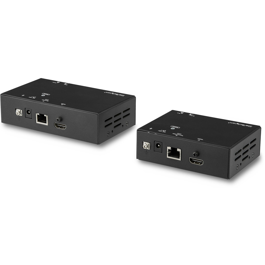 StarTech HDMI Over CAT6 Extender, Power Over Cable, 4K 60Hz Up to 70m / 230 ft, 1080p 60Hz up to 100m / 328 ft, TAA