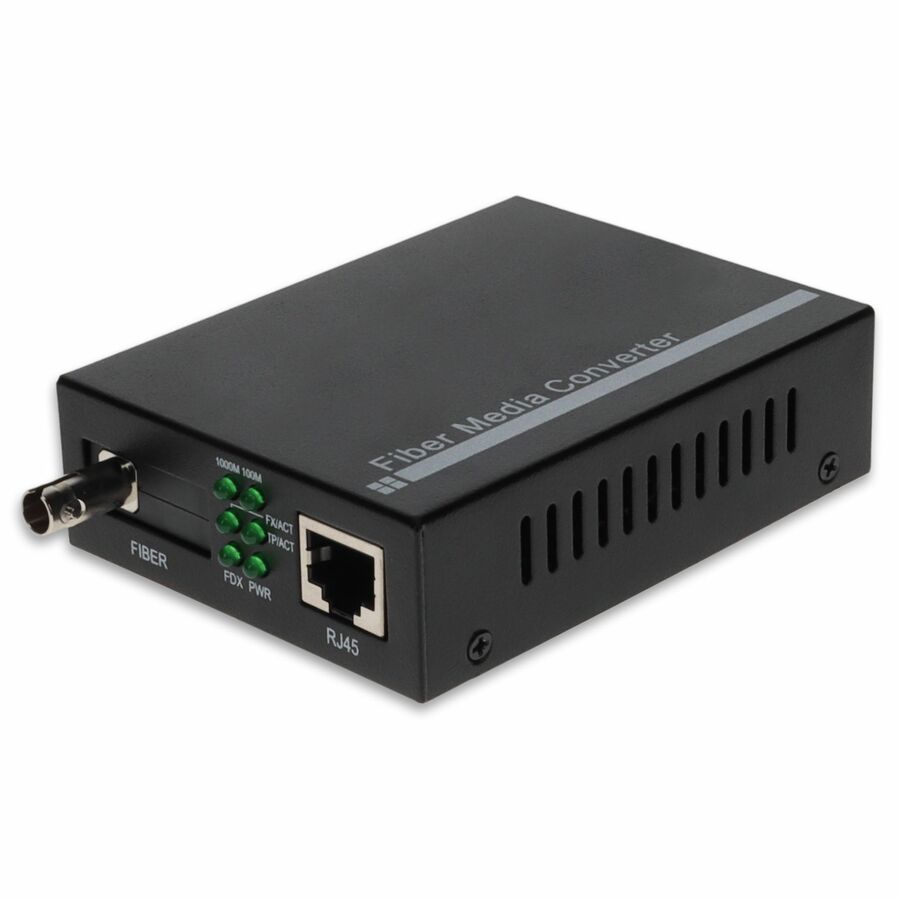 AddOn 10/100/1000Base-TX(RJ-45) to 1000Base-BXD(ST) BiDi SMF 1550nm/1310nm 20km Media Converter