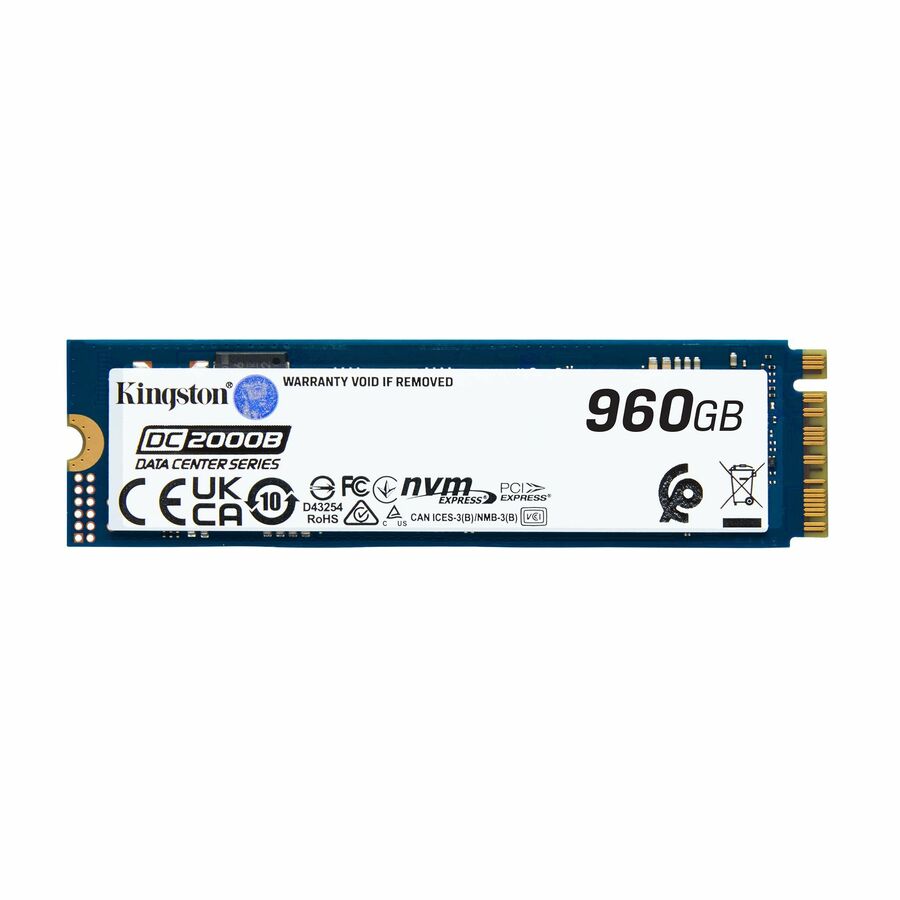 Kingston DC2000B 960 GB Solid State Drive - M.2 2280 Internal - PCI Express NVMe (PCI Express NVMe 4.0 x4)
