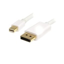 StarTech 1m (3ft) Mini DisplayPort to DisplayPort 1.2 Cable, 4K x 2K mDP to DisplayPort Adapter Cable, Mini DP to DP Cable for Monitor