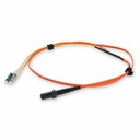 AddOn 1m MT (Male) Orange OM1 to LC (Male) Yellow OS2 Duplex OFNR Mode Conditioning Cable