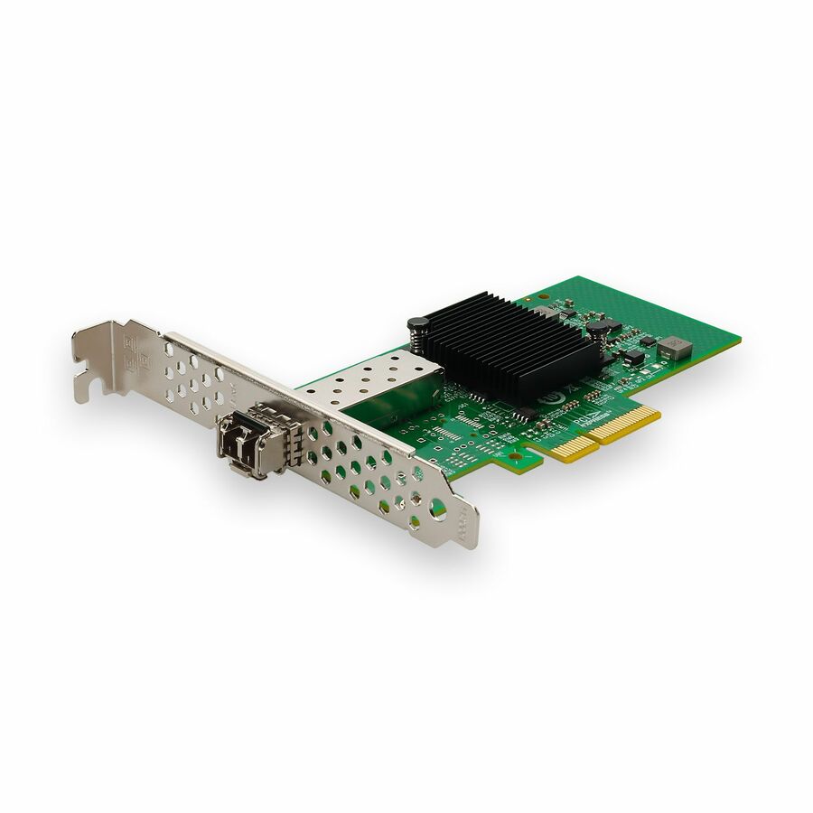 AddOn 1Gbs Single Open SFP Port 550m MMF PCIe 2.0 x4 Network Interface Card w/1000Base-SX SFP Transceiver