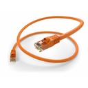 Unirise Cat.6 Patch Network Cable - 10 ft Category 6 Network Cable for Network Device - First End: 1 x RJ-45 Network - Male - Second End: 1 x RJ-45 Network - Male - Patch Cable - Orange