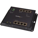 StarTech Industrial 8 Port Gigabit PoE+ Switch w/2 SFP MSA Slots 30W Layer/L2 Switch Managed Ethernet Network Switch, -40C to 75C, TAA