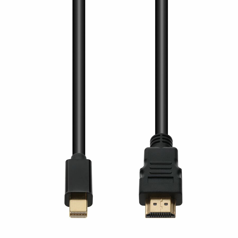 AddOn 6ft Mini-DisplayPort (Male) to HDMI (Male) Black Cable, 4K 30Hz