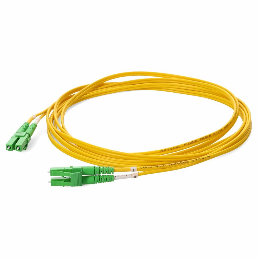 AddOn 2m ALC to ALC Yellow OS2 Duplex OFNR (Riser-Rated) SMF Fiber Patch Cable
