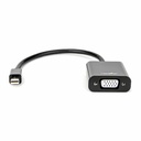 Rocstor Premium Mini DisplayPort to VGA Video Adapter - M/F - For connecting a VGA display to a Mini DisplayPort on a Mac or PC computer - Compatible with mDP DisplayPort on MacBook®, MacBook® Pro, Microsoft® Surface®, Surface® docking stations, Computers or Tablets with Mini Displayport -Resolutions up to 1920x1200 - Thunderbolt® 1 & 2 compatible - Black - Drivers are not required - ADAPTER MINI DISPLAYPORT TO VGA