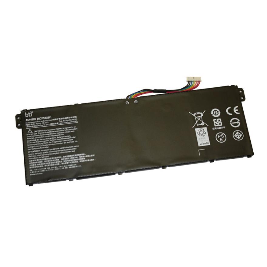BTI AC14B8K-BTI 4-CELL 15.2V LI-ION BATTERY AC14B8K, KT.0040G.004, KT0030G.004