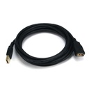 Monoprice 10ft USB 2.0 A Male to A Female Extension 28/24AWG Cable (Gold Plated)