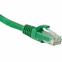 ENET Cat5e Green 6 Inch Patch Cable with Snagless Molded Boot (UTP) High-Quality Network Patch Cable RJ45 to RJ45 - 6In
