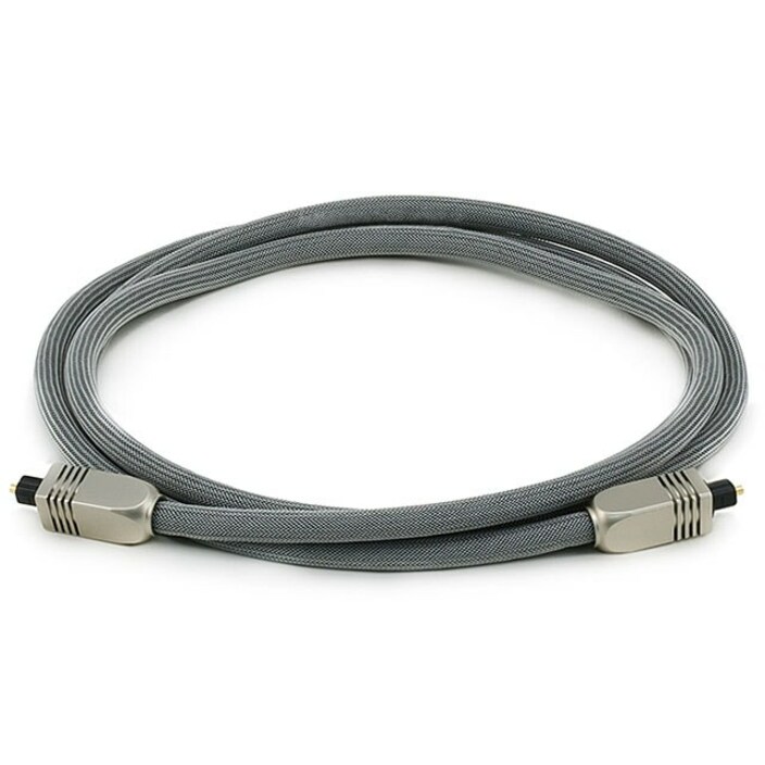 Monoprice 6ft Premium Optical Toslink Cable with Metal Fancy Connector