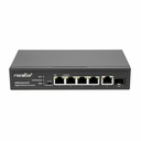 Rocstor 5-Port Gigabit Rackmount PoE Switch