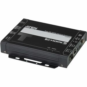ATEN VE883AT True 4K HDMI Optical Transmitter - 1 Input Device - 984.25 ft Range - 1 x Network (RJ-45) - 2 x USB - 1 x HDMI In - 4K - 4096 x 2160 - Twisted Pair, Optical Fiber - Rack-mountable