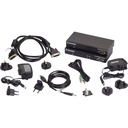 Black Box KVX Series KVM Extender Kit over CATx - DVI-D, USB 2.0, Serial, Audio, Local Video