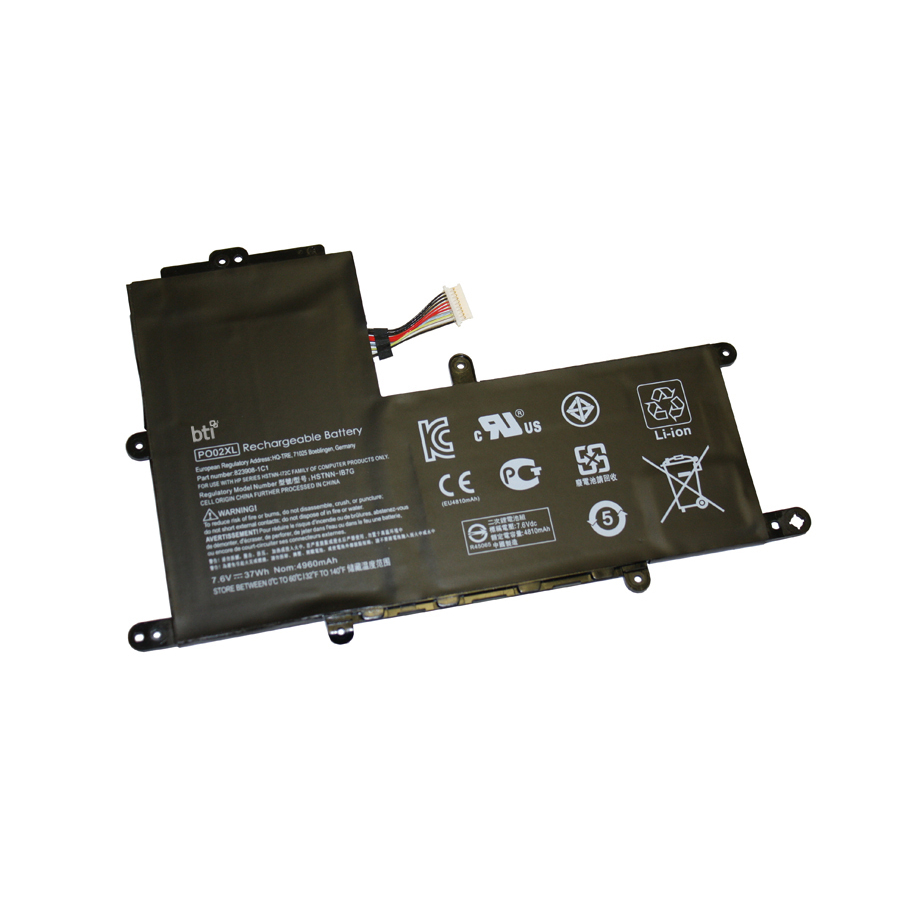 BTI PO02XL-BTI 7.6V 37WHR LI-ION BATTERY 823908-1C1, PO02XL, 824536-850, 824560-005, PO02037XL-PL STREAM 11-R000NA, 11-R000NF, 11-R011CA, 11-R025NR, 11-R000NB, 11-R000NG, 11-R014WM, 11-R091NR, 11-R000ND, 11-R010CA, 11-R015WM, 11-R092NR, 11-R000NE, 11-R010NR, 11-R020NR, 11-Y010NR