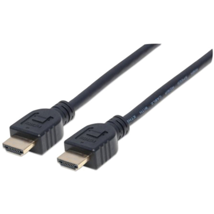 HDMI 4K@60Hz Cable with Ethernet - CL3 rated, 2m, Suitable for In-Wall use, For ALL 4K & 1080p/HD uses - when upgrading now or have it ready for when you need it, Male to Male, Black, Ultra HD 4k x 2k, Lifetime Warranty, Premium High Speed