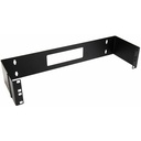 StarTech.com 2U 19in Hinged Wallmount Bracket for Patch Panels - Wall-mount a patch panel or network switch while providing hinged access to the back of the device(s) - 2U 19in Hinged Wall Mount Bracket for Patch Panels - 2U Wallmount Bracket - 2U Wall Bracket