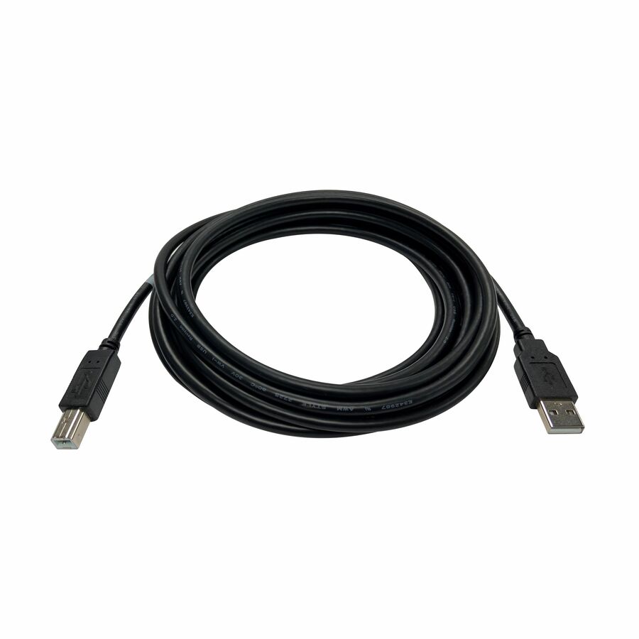 Black Box USB 2.0 Cable - Type-A to Type-B, Male/Male, Black