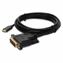 AddOn 6ft USB-C 3.1 to DVI-D Dual Link (24+1 pin) Male to Male Black Cable