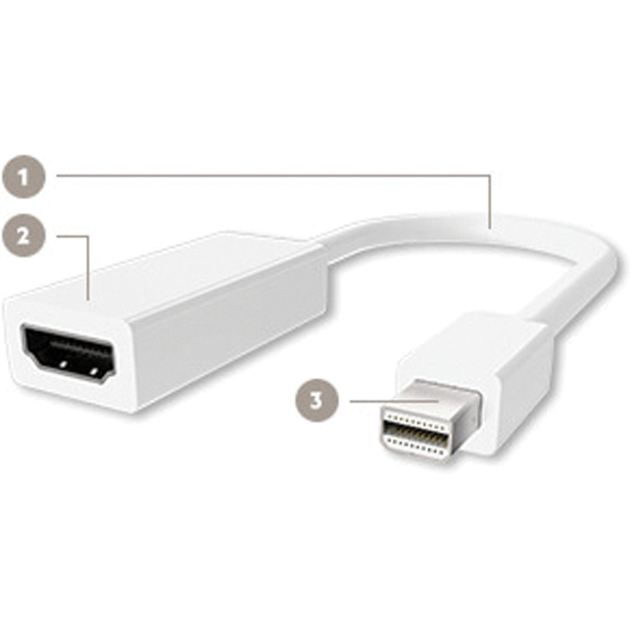 Belkin Mini Displayport to HDMI Adapter, M/F, 1080p