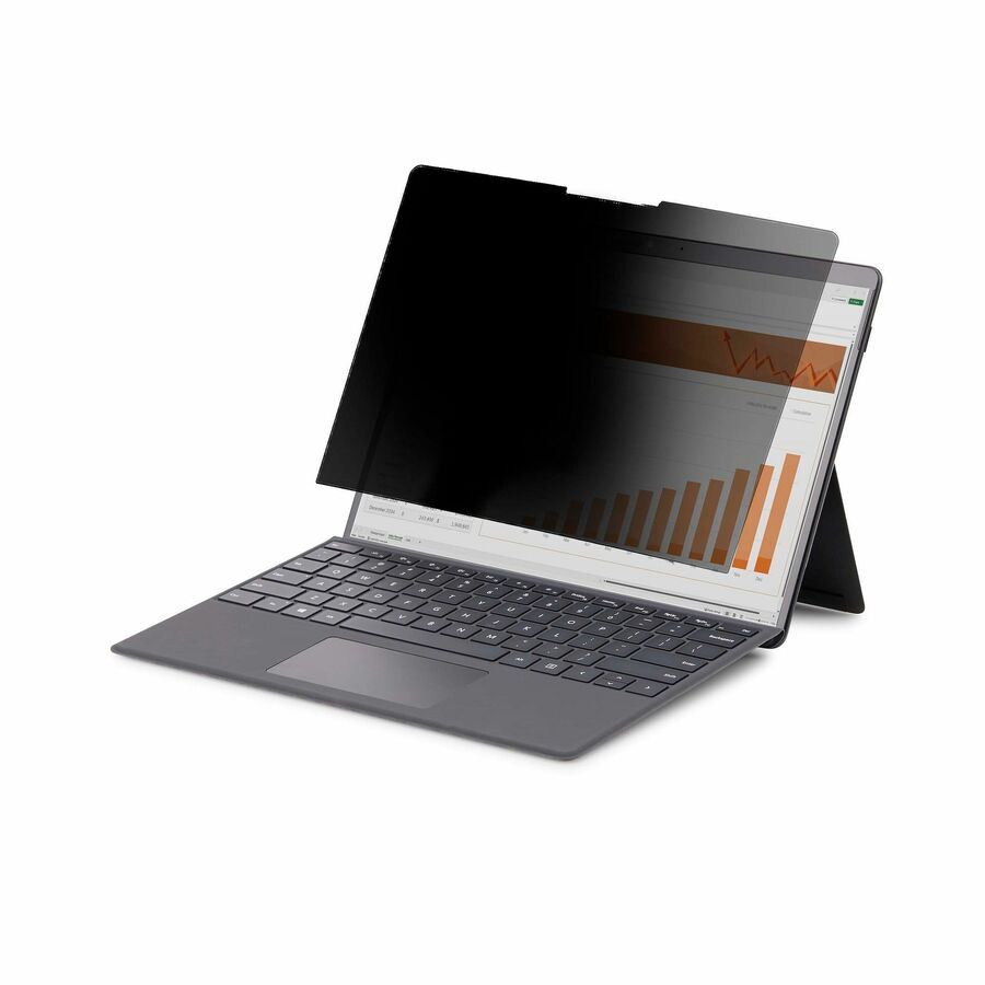 StarTech 4-Way 12.4in Surface Laptop Go 1/2/3 Privacy Screen Filter, For Portrait/Landscape, Touch-Enabled, +/- 30 Deg. View, Matte