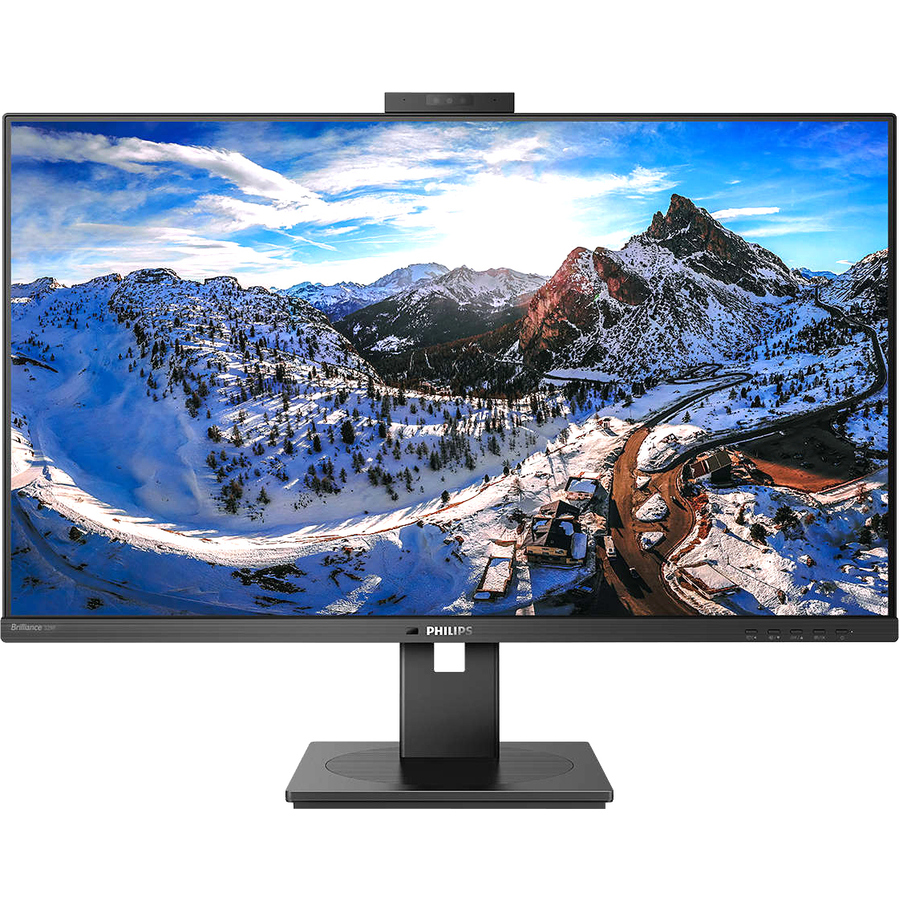 Philips 329P1H 32" Class Webcam 4K UHD LCD Monitor - 16:9 - Textured Black