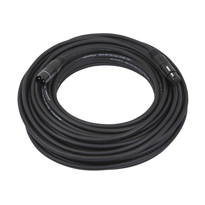 Monoprice 100ft (30.4 Meter) 3-pin DMX Lighting & AES/EBU Cable