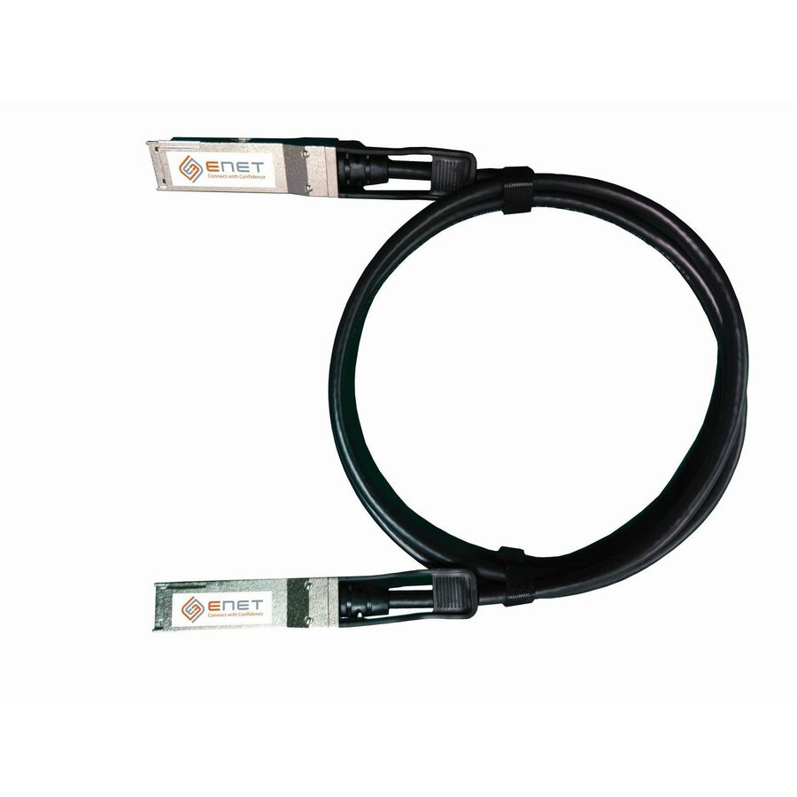 NVIDIA Mellanox MCP1650-V002E26 Compatible TAA Compliant 200GBASE-DAC QSFP56 InfiniBand Direct Attach Copper Cable 2m (6.56 ft) LSZH 26AWG