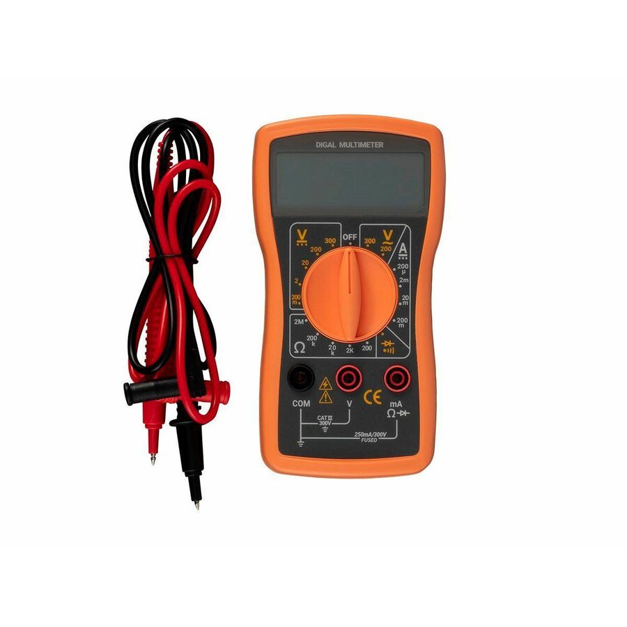 Monoprice Digital Multimeter for Testing Voltage, Current, Resistance, and Diodes
