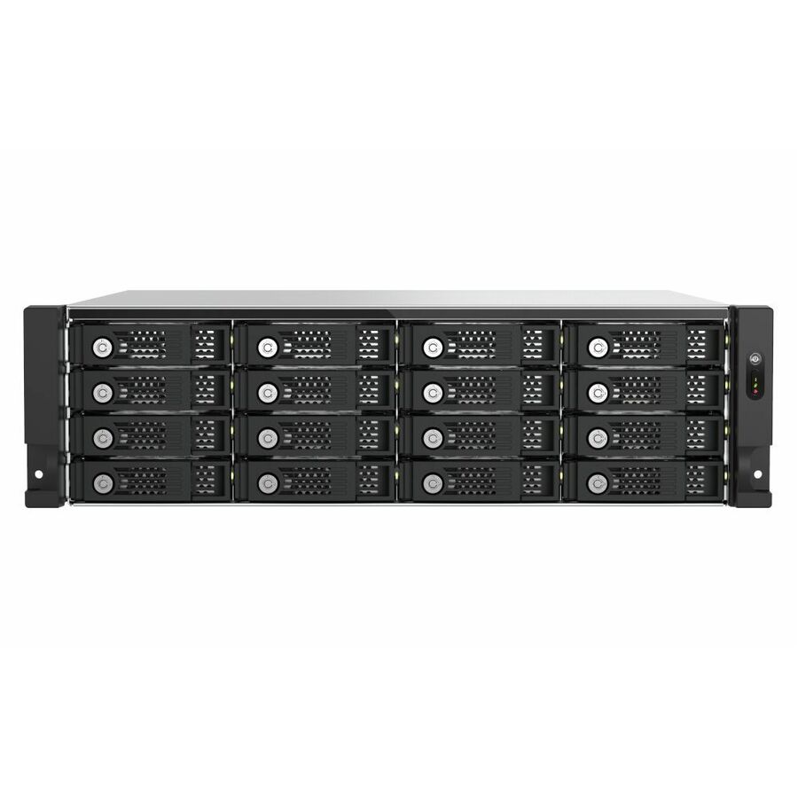 QNAP TL-R1600PES-RP Drive Enclosure SATA/600, SATA/300 - PCI Express Host Interface - 3U Rack-mountable