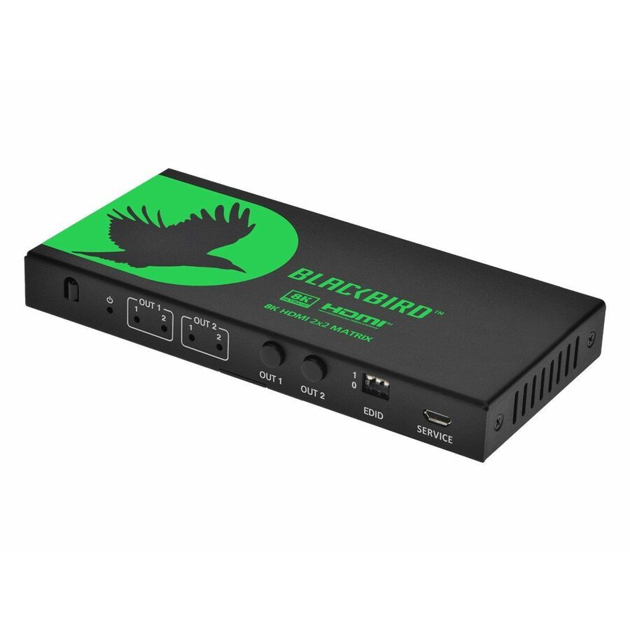 Monoprice Blackbird 8K60 2x2 Video Matrix with HDMI plus Audio Extraction HDCP 2.3