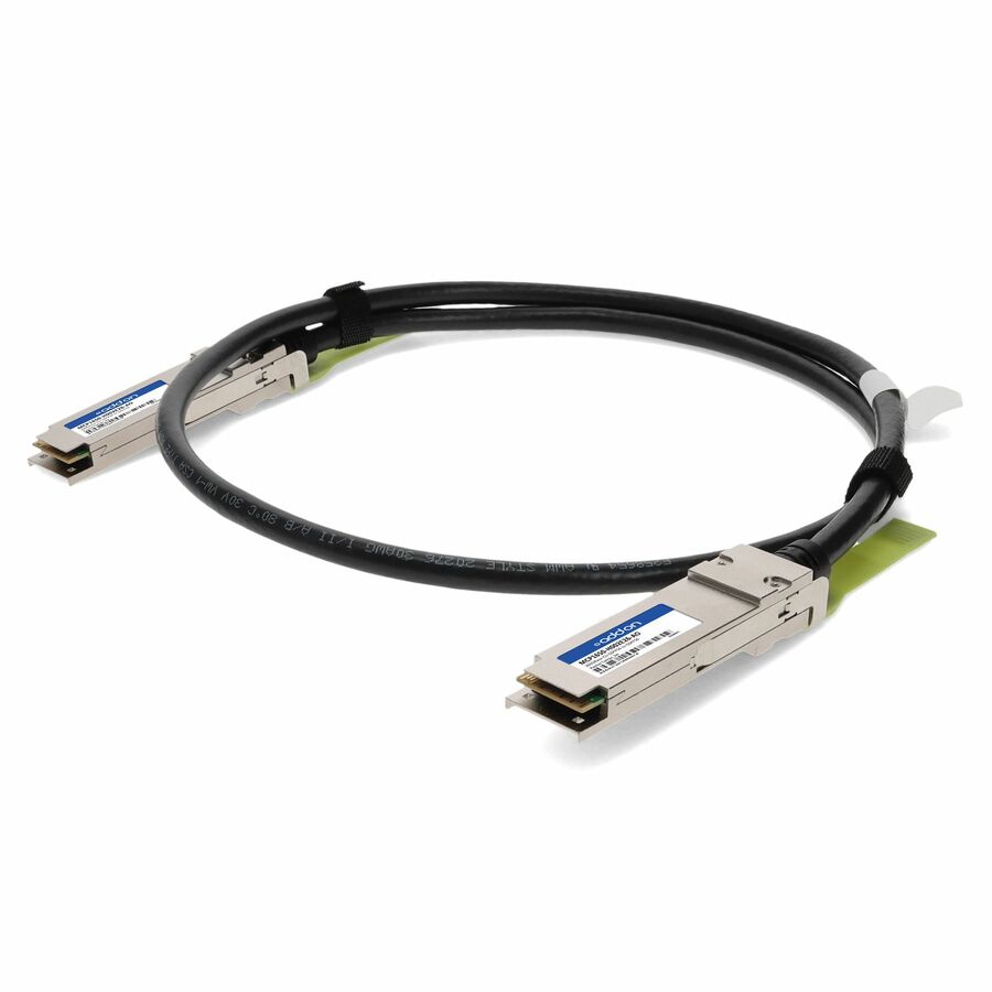 AddOn Mellanox MCP1650-H002E26 Compatible TAA Compliant 200GBase-CU QSFP56 Direct Attach Cable (Passive Twinax, 2m)