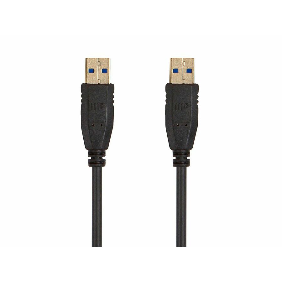 Monoprice Select USB 3.0 USB-A to USB-A Cable 1.5ft Black