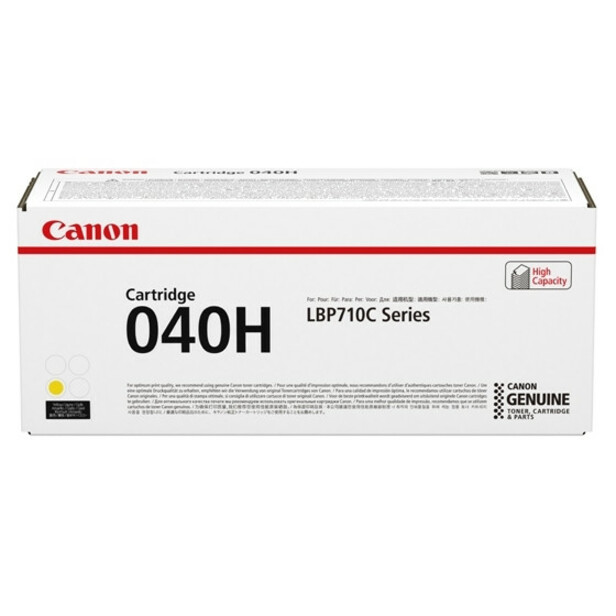 Canon CRG-040HYEL Original High Yield Laser Toner Cartridge - Yellow Pack