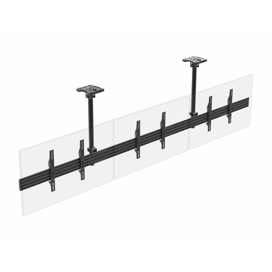 Monoprice Commercial 39664 Ceiling Mount for Menu Board, TV, Display - Black - Landscape/Portrait