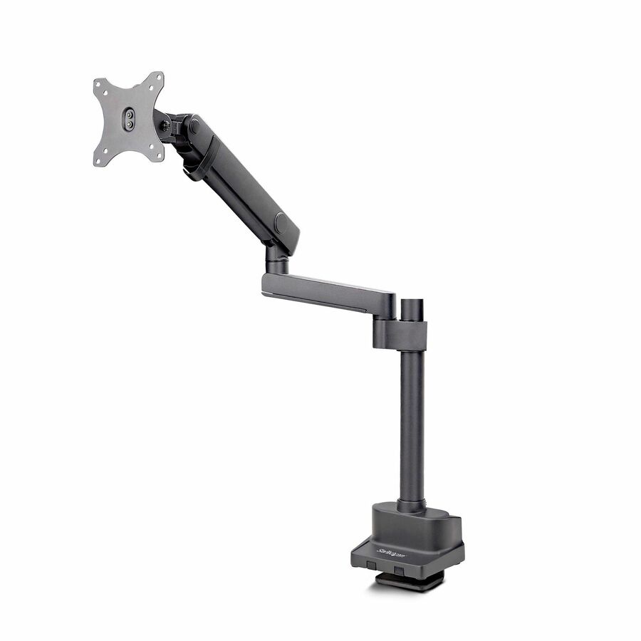 StarTech Desk Mount Monitor Arm, Up to 40inch Screen/17.6lb (8kg), Mechanical Spring-Assisted Arm, C-Clamp/Grommet, VESA 75x75/100x100