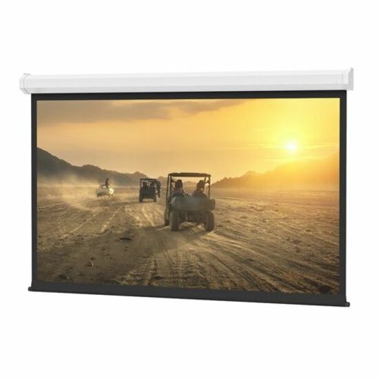 Da-Lite Cosmopolitan Projection Screen - Wall/Ceiling Mount Projector Screen - Matte White - Standard 120V - 120in