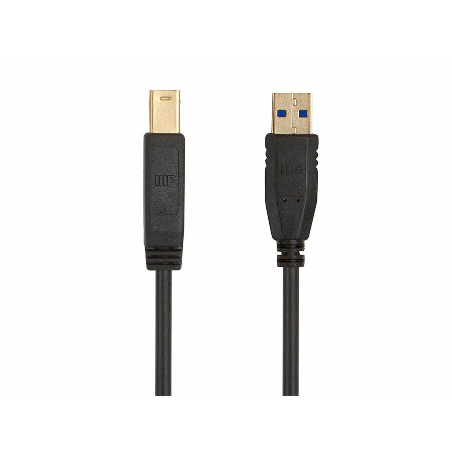 Monoprice Select USB 3.0 USB-A to USB-B Cable 6ft Black