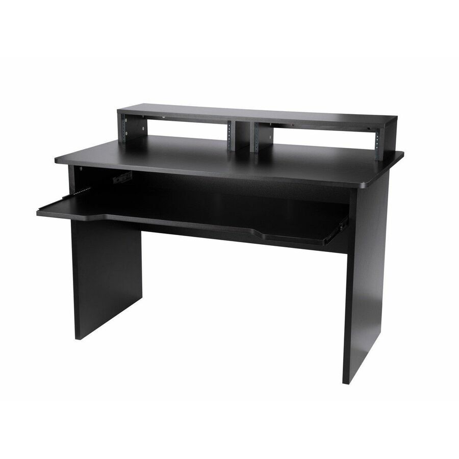 Monoprice Studio Workstation with Dual 3U Rack Bays and 61-key Keyboard Controller Tray