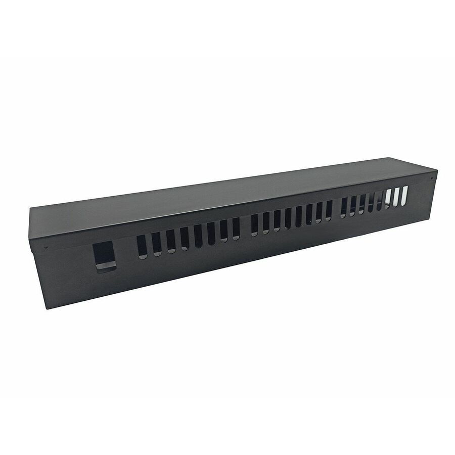 Monoprice 2U 19in Metal Rackmount Cable Management Panel