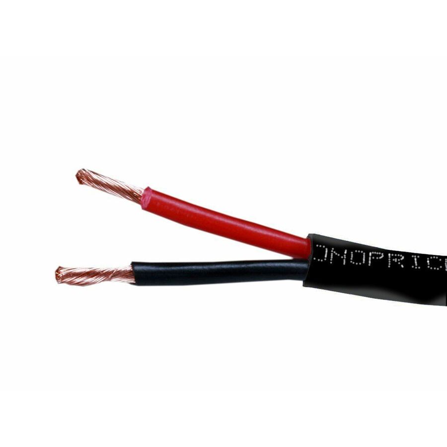 Monoprice Speaker Wire, CL2 Rated, 2-Conductor, 18AWG, 500ft, Black