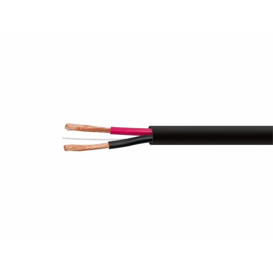 Monoprice Speaker Wire, CL2 Rated, 2-Conductor, 12AWG, 100ft, Black