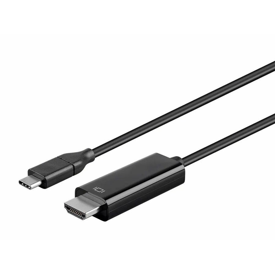 Monoprice USB Type C to HDMI 3.1 Cable - 5Gbps, 4K@30Hz, Black, 9ft