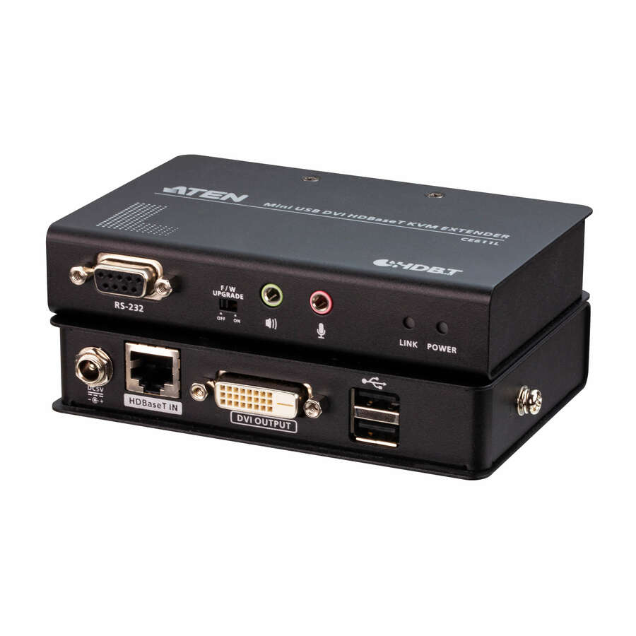 ATEN Mini USB DVI HDBaseT KVM Extender (1920 x 1200@100m)
