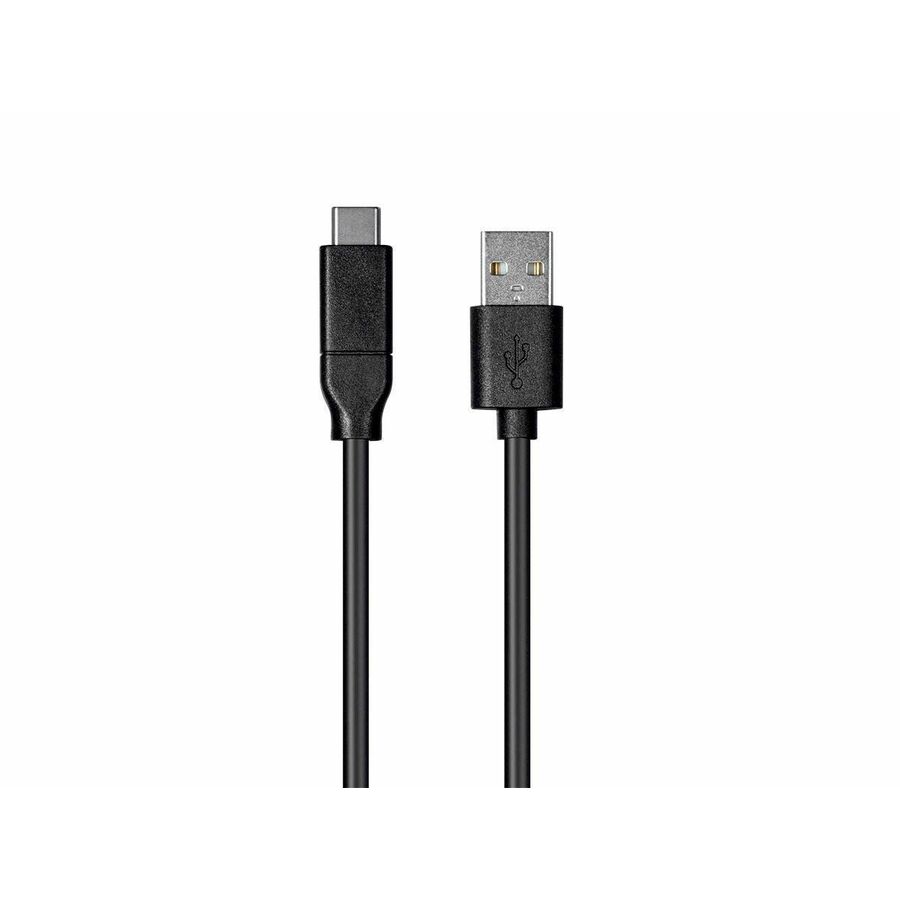 Monoprice Essentials USB-C to USB-A 2.0 Cable - 480Mbps 3A 26AWG Black 4m (13.1ft)