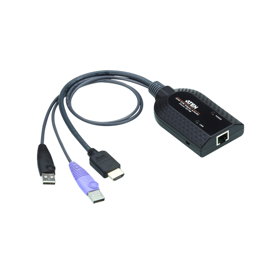 ATEN USB HDMI Virtual Media KVM Adapter Cable-TAA Compliant
