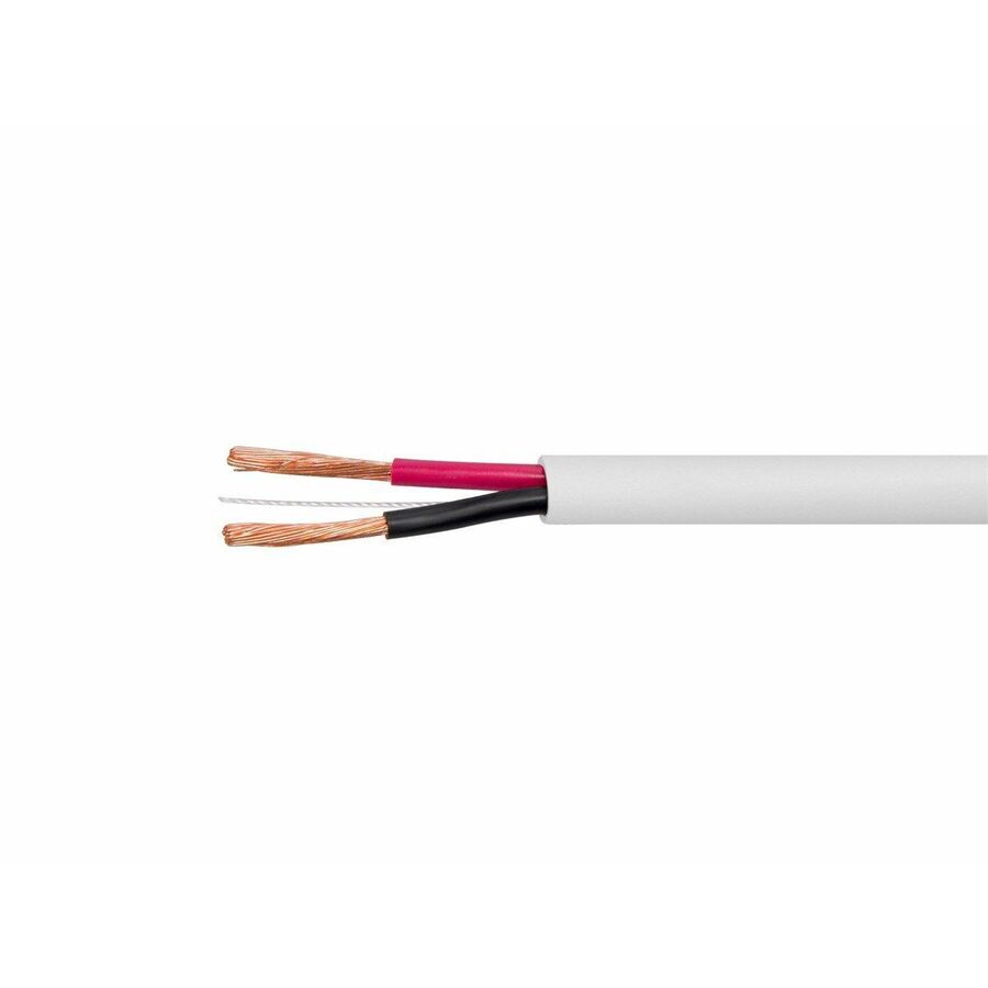 Monoprice Speaker Wire, CL2 Rated, 2-Conductor, 16AWG, 1000ft, White