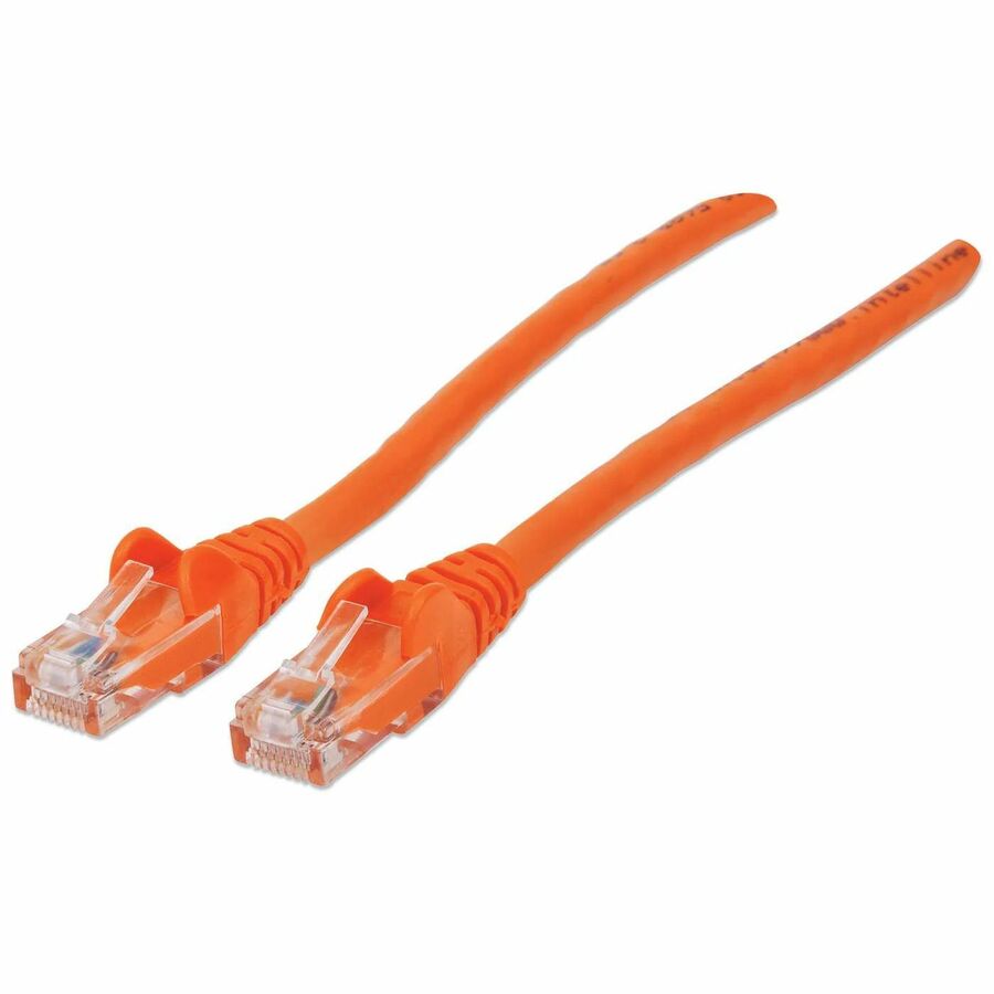 Intellinet Cat6 U/UTP Network Patch Cable, 0.6 m (2 ft.), Orange